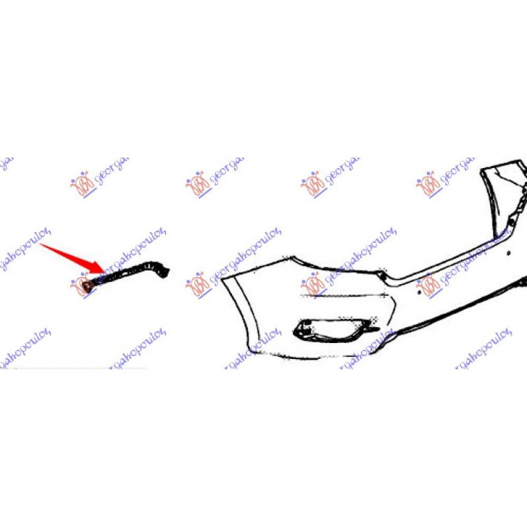 Suport Bara Fata - Honda Civic Sedan 2016 , 71198-Tea-H11