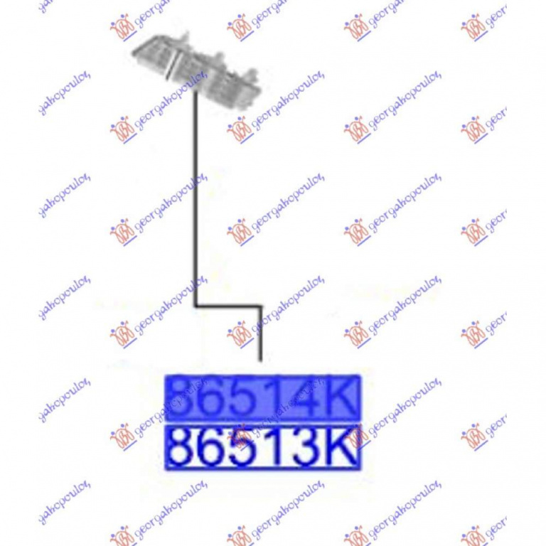 Suport Bara Fata - Hyundai I10 2016 , 86526-B9500