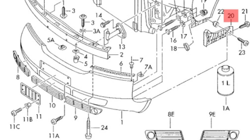 Suport bara fata stanga Audi A6 4B (C5) 2002 2003 Sedan 2.5 TDI AKE OEM 4B0807283B