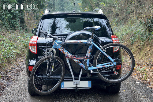 SUPORT BICICLETA MENABO MARIUS PENTRU 3 BICICLETE CU PRINDERE PE CARLIGUL DE REMORCARE 38100000 MENA...