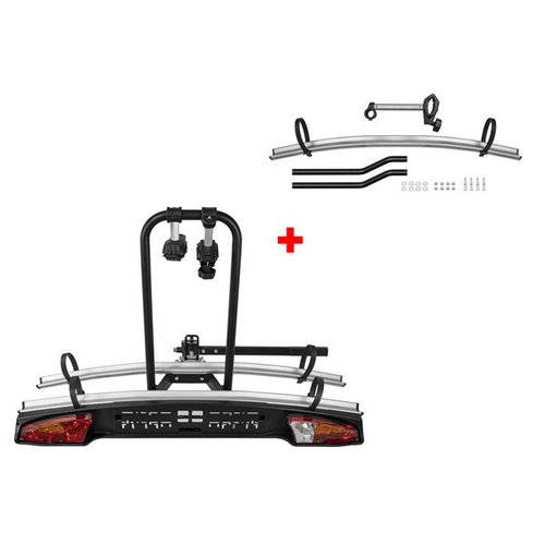 Suport biciclete Menabo Merak Rapid Plus pentru 3 biciclete cu prindere pe carligul de remorcare aut...