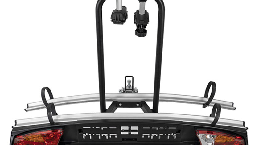 SUPORT BICICLETE MENABO MERAK TILTING PENTRU 2 BICICLETE CU PRINDERE PE CARLIGUL DE REMORCARE