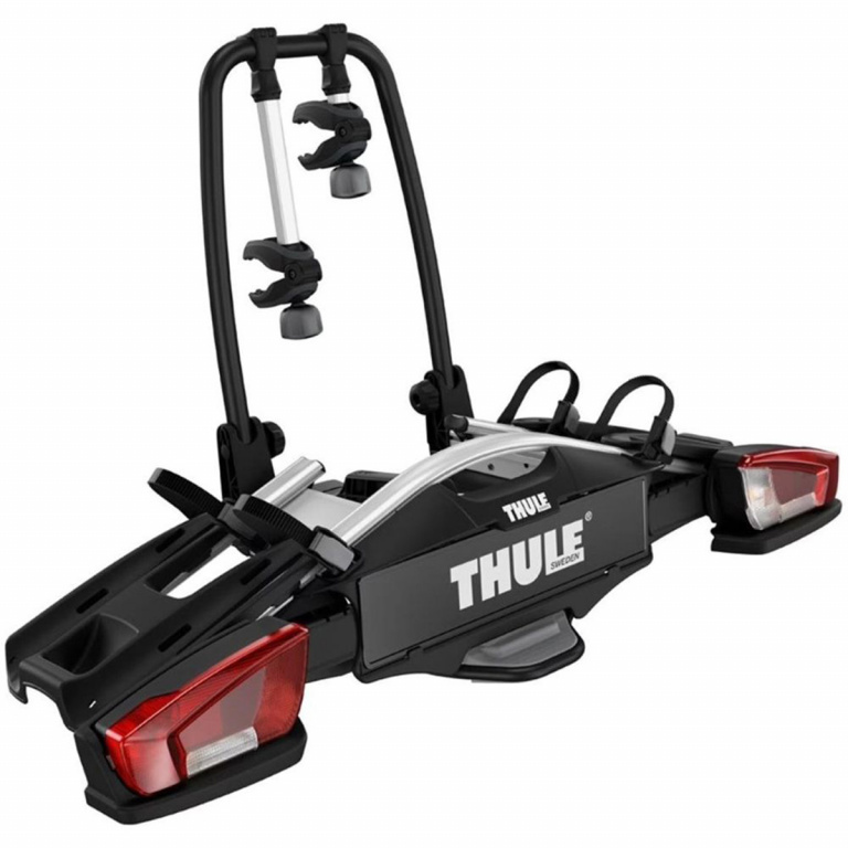 Suport biciclete Thule VeloCompact 924003 cu prindere pe carligul de remorcare auto, pentru 2 biciclete, 13-pini