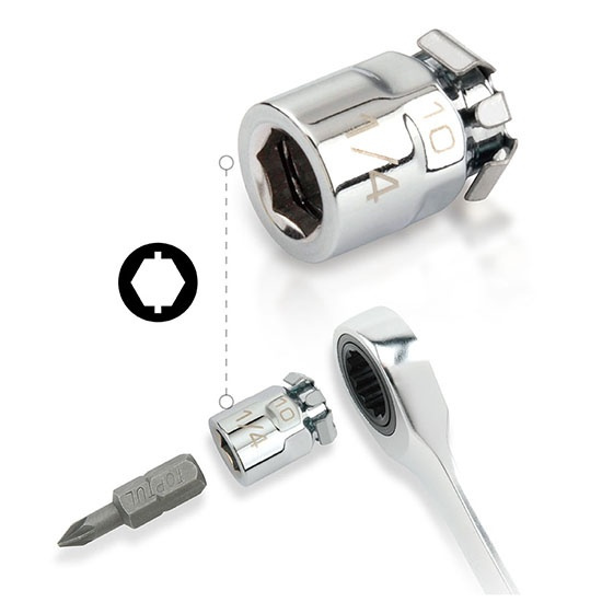 Suport Bit 1/4" 10MM Schimbare Rapida Toptul FTAB0810