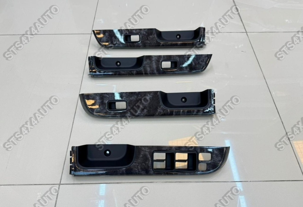 SUPORT BUTOANE GEAMURI INTERIOR USI NISSAN PATROL 4/5 USI Y61 GU4 2005-2024 BLK [4-BUC]