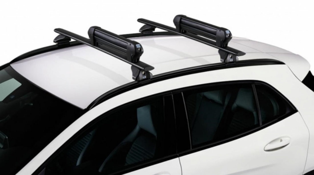 Suport Cruz Ski Rack Dark 4, prindere pe bare transversale, pentru 4 perechi de ski-uri