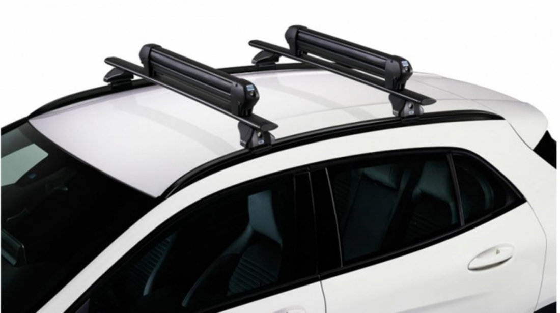 Suport Cruz Ski Rack Dark 6, prindere pe bare transversale, pentru 6 perechi de ski-uri