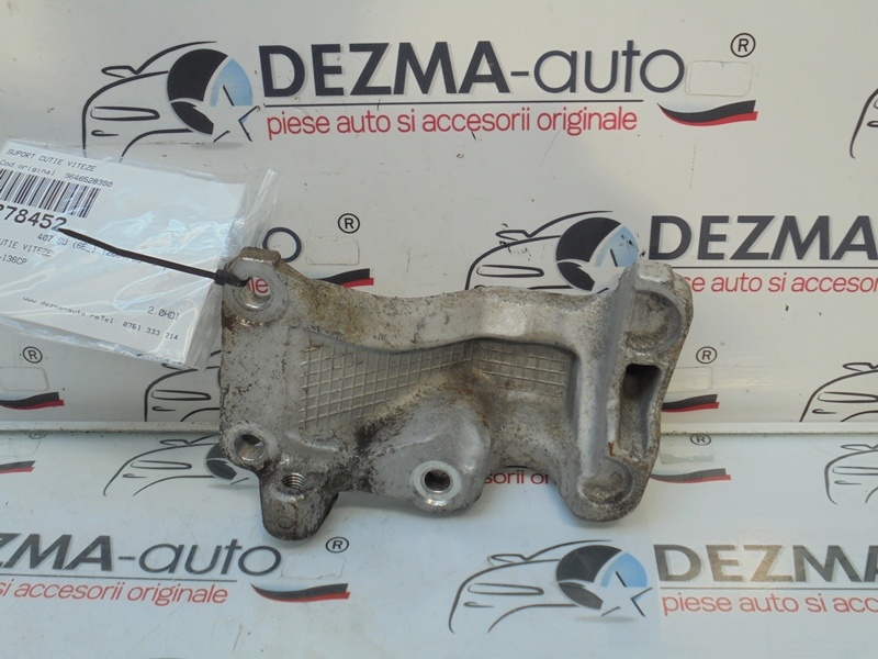 Suport cutie viteza 9646528380, Citroen C5 3, 2.0 hdi, RHR
