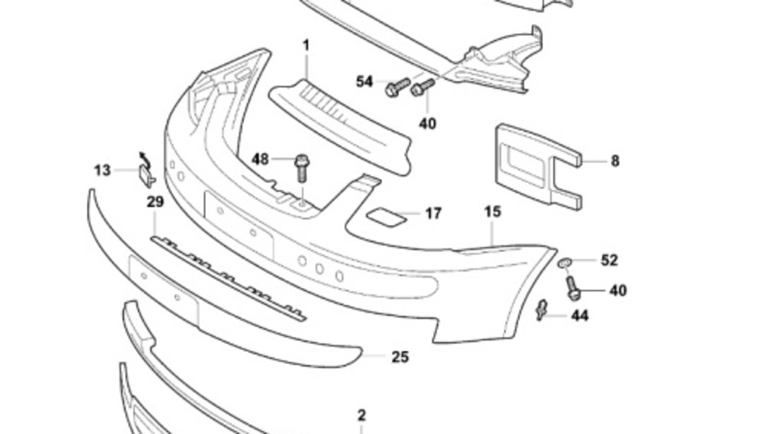 Suport dreapta bara fata Volkswagen Caddy (2KB) 2006 1.9 TDI OEM 1T0807050