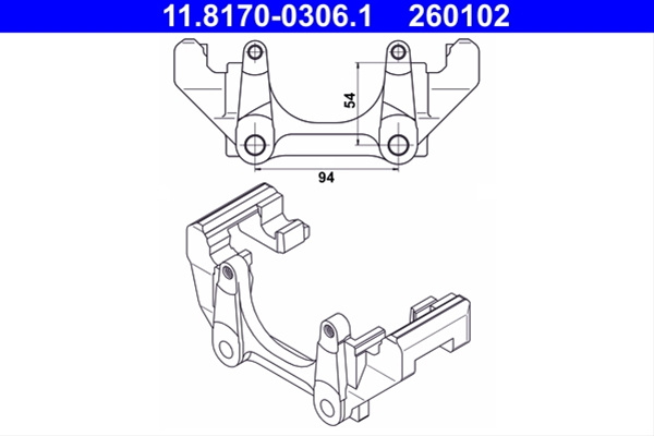 Suport,etrier Ate Vag 11.8170-0306.1