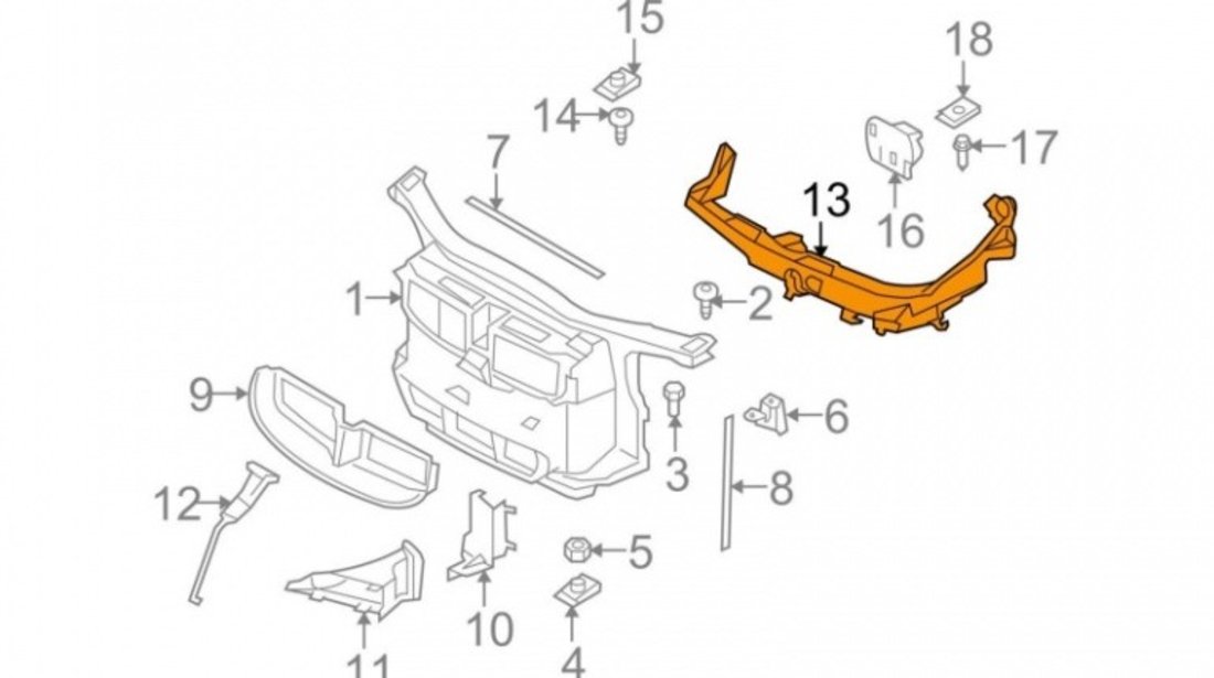 Suport Far Stanga Am Bmw Seria 3 E90 2004-2011 51647138401