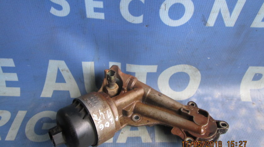 Suport filtru ulei Peugeot 206 1.4i ; cod: 9646043180.