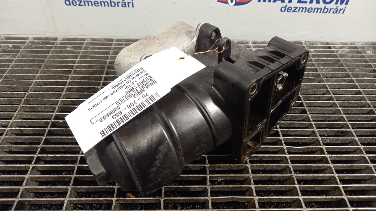 SUPORT FILTRU ULEI SKODA ROOMSTER 1.6 TDI - (2010 2015)