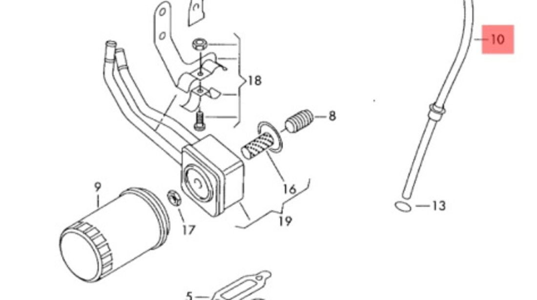 Suport joja ulei Volkswagen Polo (6N2) Hatchback 2001 1.4 16v VOLKSWAGEN POLO (6N2) [ 1999 - 2001 ] OEM 036115629J