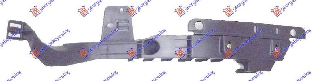 Suport Lateral Bara Fata Stanga Opel Astra J GTC 2011 2012 2013 2014 2015 2016 2017 2018 2019 2020 2021