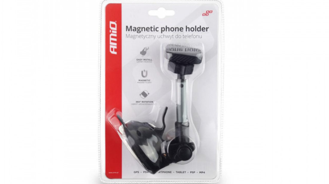 Suport magnetic auto pentru telefon Premium HOLD-14 AVX-AM02185