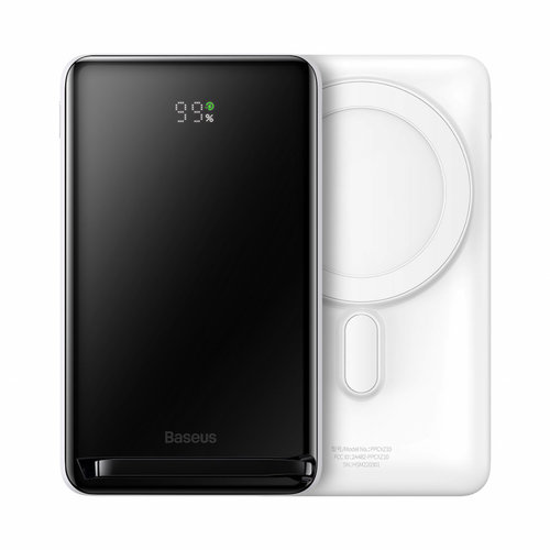 Suport Magnetic Baseus Powerbank Cu încărcare Fără Fir MagSafe 10000mAh 20W Overseas Edition Alb...