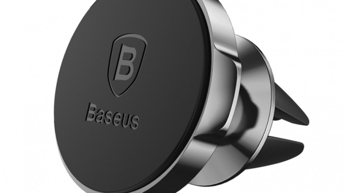 Suport Magnetic Pentru Mașină Baseus Seria Small Ears, Negru (SUER-A01)