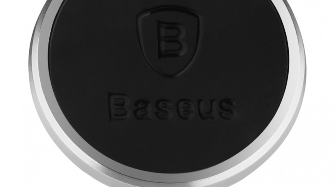 Suport Magnetic Pentru Telefon De Mașină Baseus, Sticky 360 ​​Grade, Argintiu SUGENT-NT0S