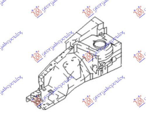 Suport Mijloc/Superior/Inferior-Arc - Hyundai Accent Sdn 1999 , 6450225350