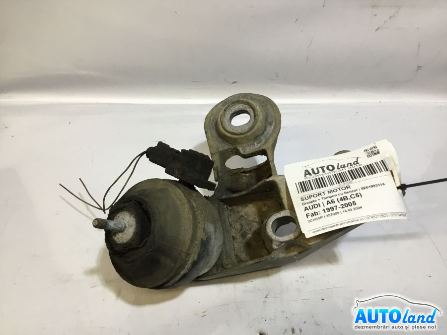 Suport Motor 8e0199351a Dreapta + Tampon cu Senzor Audi A6 4B,C5 1997-2005