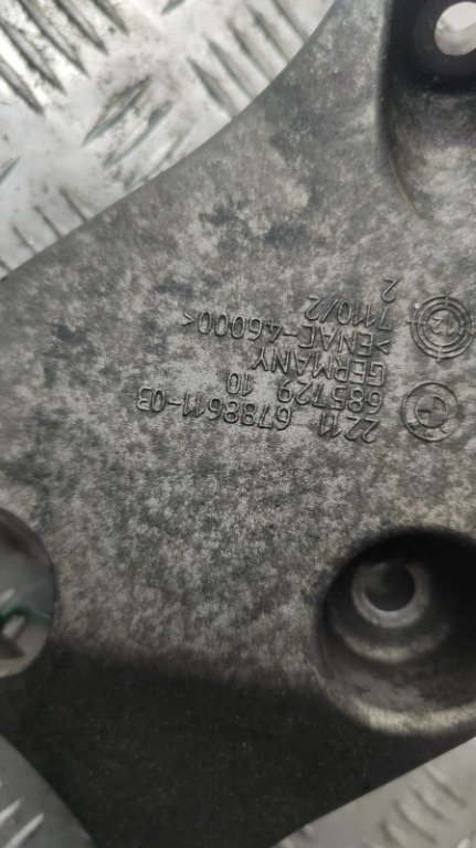 Suport motor BMW seria 3 F30 2.0 D 184Cp/135kw cod motor N47D20C , an 2013 cod 6788611-03