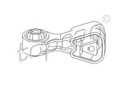 Suport motor CITROEN C8 (EA, EB) (2002 - 2016) TOPRAN 722 156 piesa NOUA