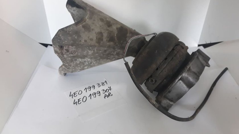 Suport motor cu tampon stanga Audi A8 4E D3 3.7 / 4.2 benzina 4E0199307AR / 4E0199381