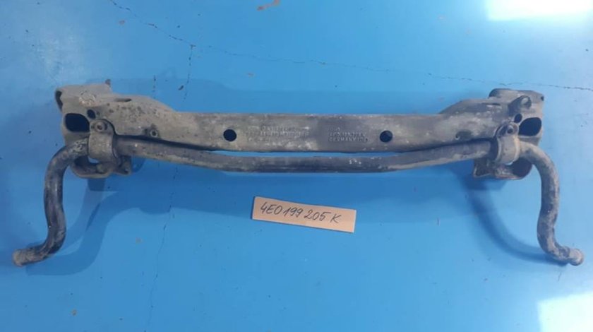 Suport motor fata/ cadru motor cu bara stabilizatoare Audi A8 4E 4E0199205K 4.2 benzina V8 2003-2009
