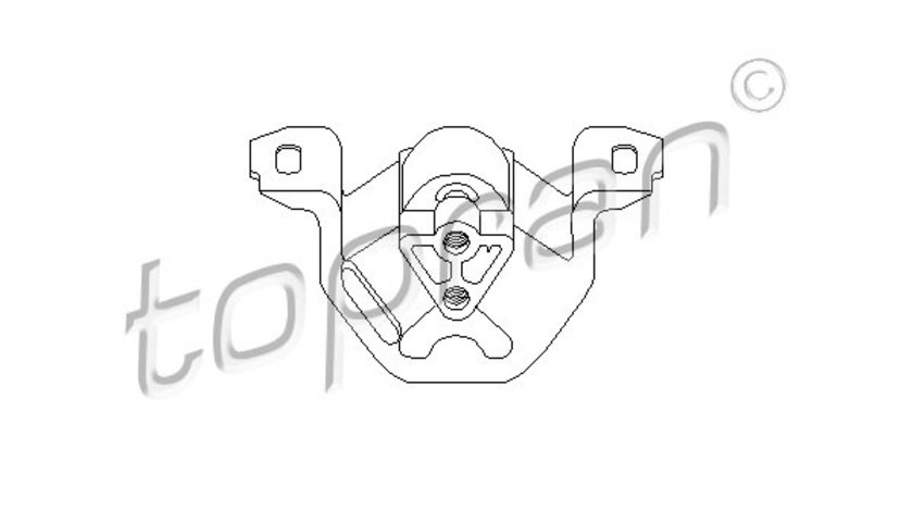 Suport motor fata stanga (201400 HAN) OPEL,VAUXHALL