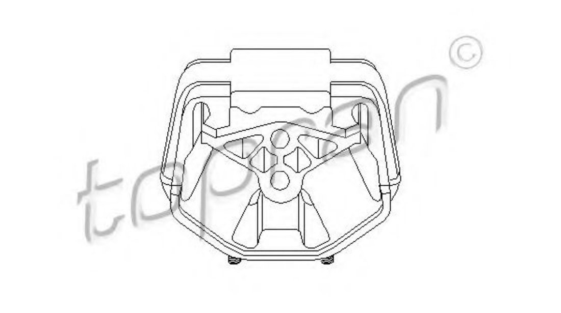 Suport motor OPEL ASTRA F Combi (51, 52) (1991 - 1998) TOPRAN 201 352 piesa NOUA