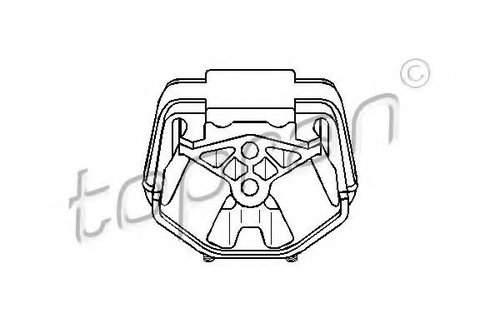 Suport motor OPEL ASTRA F Combi (51, 52) (1991 - 1998) TOPRAN 201 366 piesa NOUA