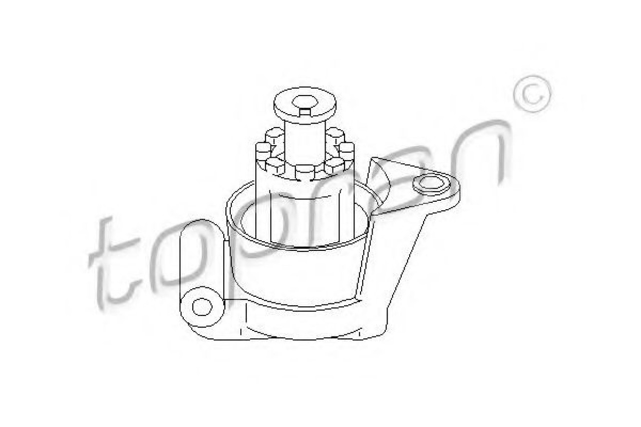Suport motor OPEL ASTRA G Cabriolet (F67) (2001 - 2005) TOPRAN 205 857 piesa NOUA