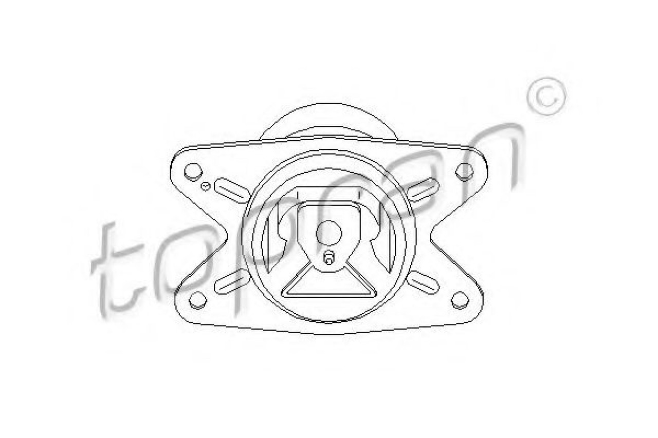 Suport motor OPEL ASTRA G Combi (F35) (1998 - 2009) TOPRAN 205 858 piesa NOUA