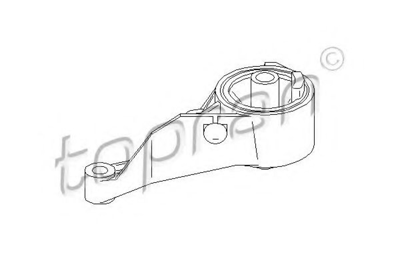 Suport motor OPEL TIGRA TwinTop (2004 - 2016) TOPRAN 206 157 piesa NOUA