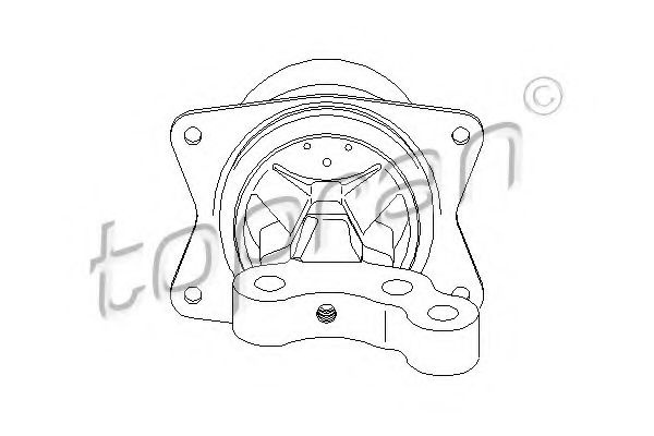 Suport motor OPEL VECTRA C GTS (2002 - 2016) TOPRAN 207 553 piesa NOUA