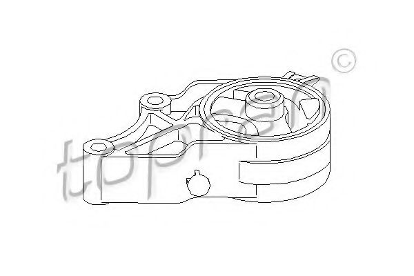 Suport motor OPEL VECTRA C GTS (2002 - 2016) TOPRAN 206 577 piesa NOUA