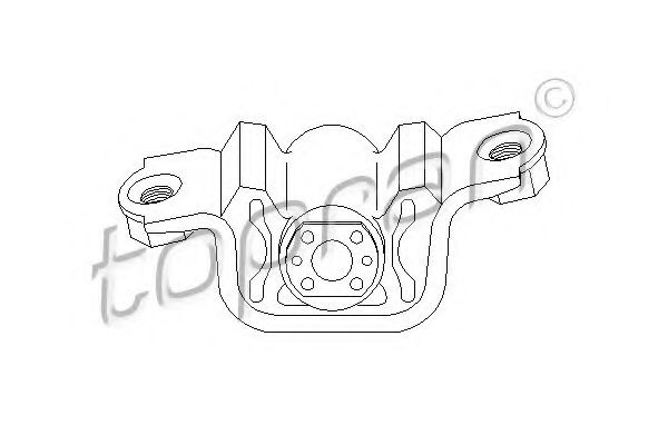 Suport motor PEUGEOT BOXER caroserie (230L) (1994 - 2002) TOPRAN 720 382 piesa NOUA