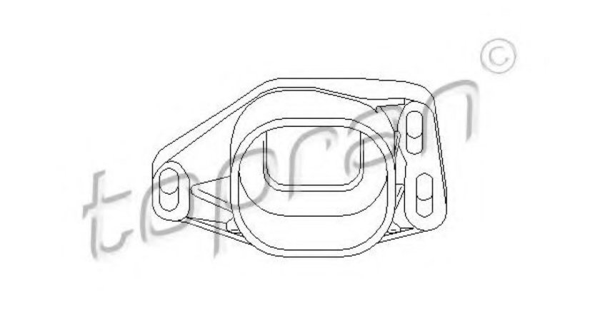 Suport motor SKODA SUPERB I (3U4) (2001 - 2008) TOPRAN 112 336 piesa NOUA