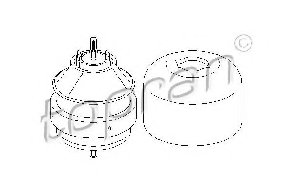 Suport motor VW PASSAT Variant (3B6) (2000 - 2005) TOPRAN 104 425 piesa NOUA