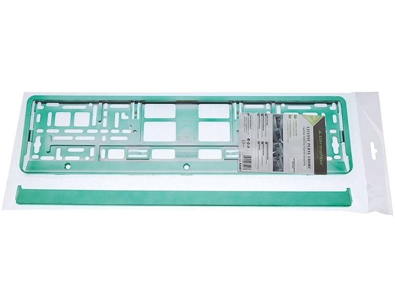 Suport Numar Inmatriculare Carmotion Verde Metalizat 63457