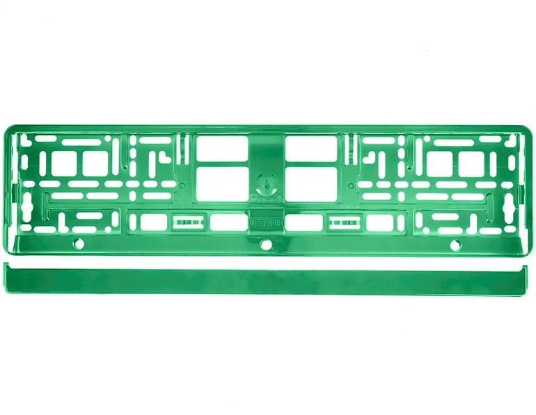Suport Numar Inmatriculare Carmotion Verde Metalizat 63457