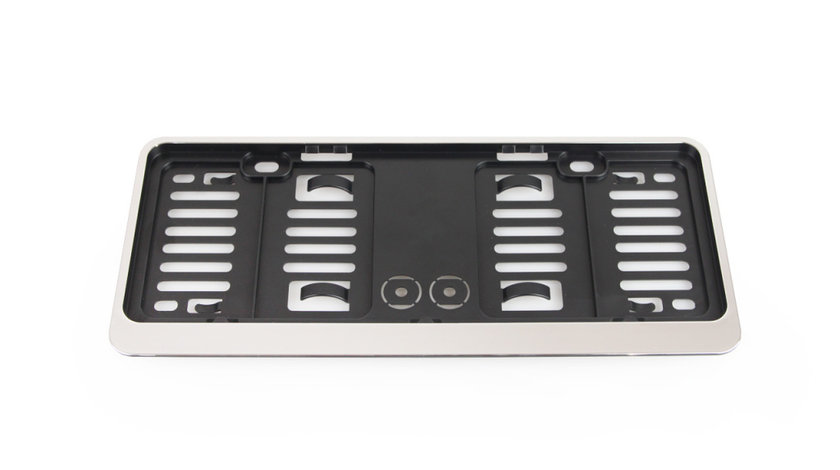 Suport numar inmatriculare, chenar cromat, 31,7 x 14,1 cm