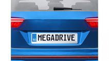Suport numar inmatriculare mega drive metalizat si...