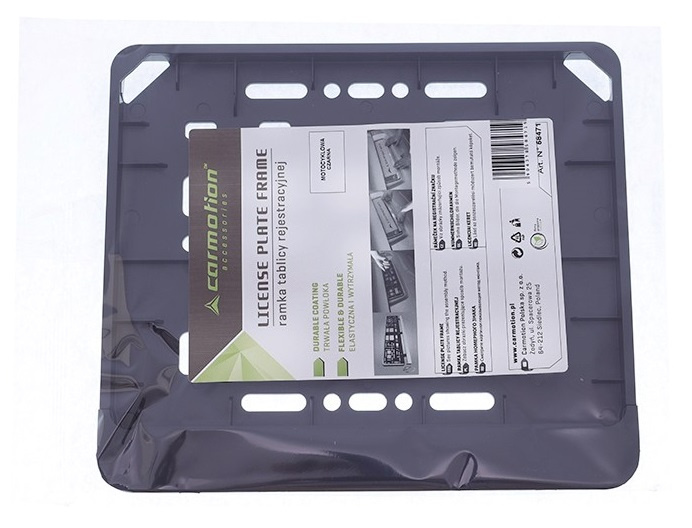 Suport Numar Inmatriculare Moto Negru Carmotion 58471