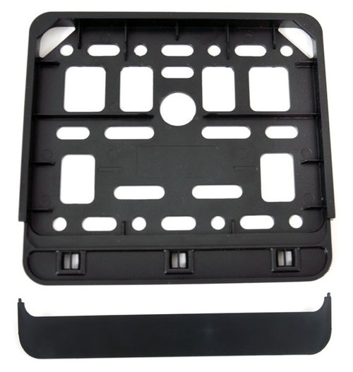Suport Numar Inmatriculare Scuter / Moped Amio Negru 01169