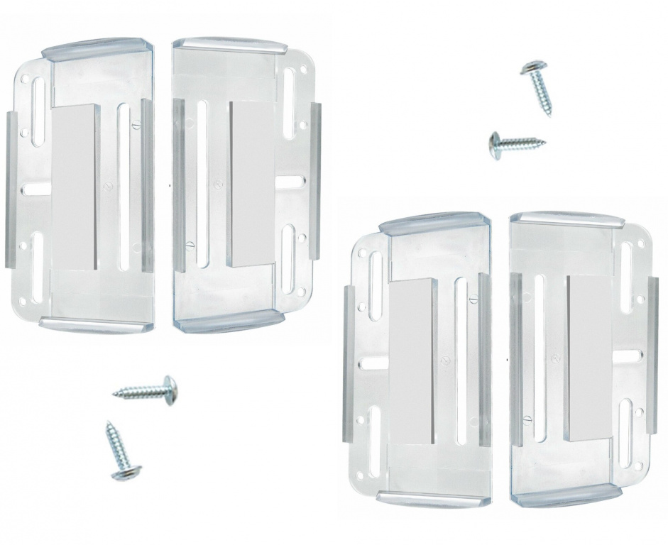 Suport Numar Inmatriculare Super Slim Transparent Set 4 Buc 060422-8