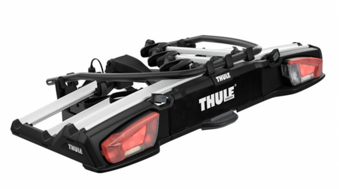 Suport pentru 3/4 biciclete cu prindere pe carligul de remorcare auto Thule VeloSpace 939 XT3