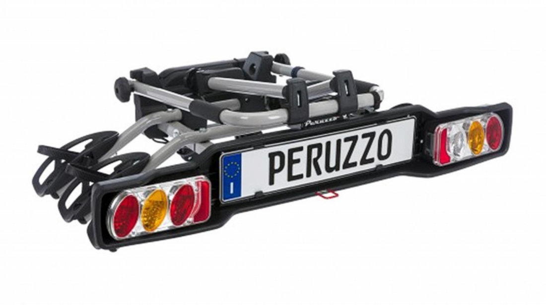 Suport pentru 3 biciclete cu prindere pe carligul de remorcare auto Peruzzo Parma 706/3
