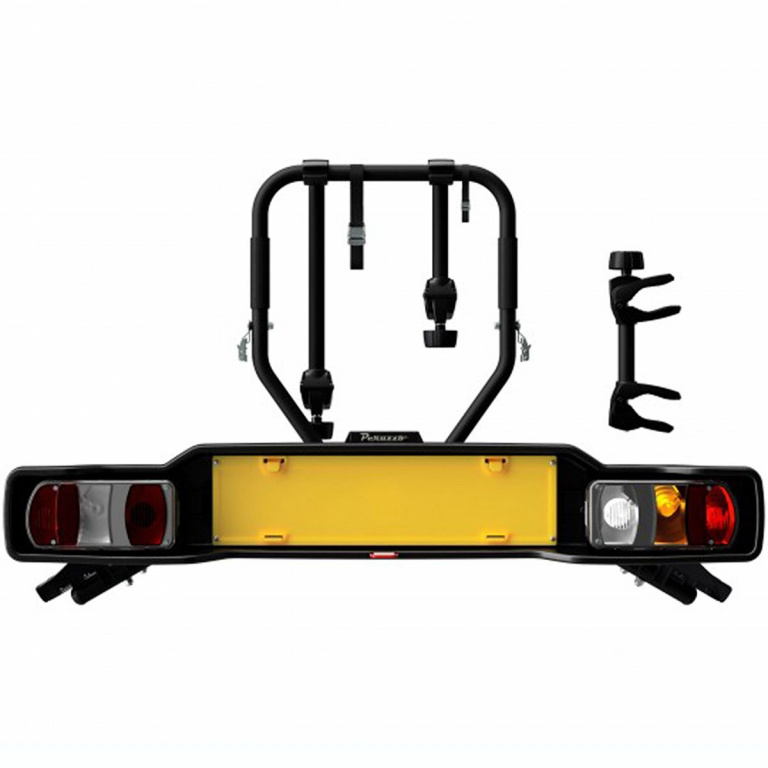Suport pentru 4 biciclete cu prindere pe carligul de remorcare auto Peruzzo Siena 668/4 Negru
